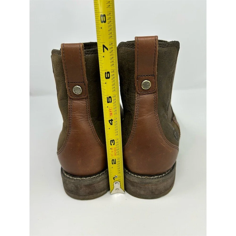 Ariat Wexford H2O Womens Chelsea Ankle Boots Brown Waterproof Pull On Size 8.5